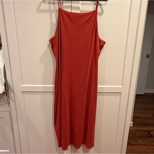 Old Navy Bronzed Amber Rib Knit Midi Dress • 3X
